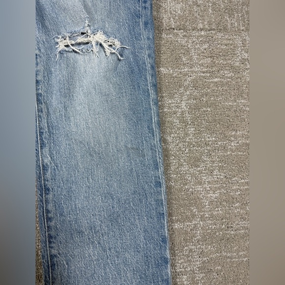 Madewell The Perfect Vintage Raw Hem Crop jeans Light Wash Size 26 - Picture 9 of 10